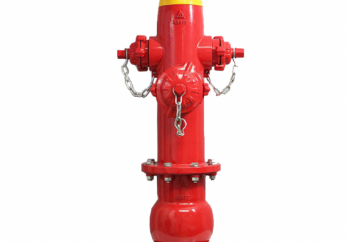 Trụ chữa cháy D100 có 3 cửa ra D65x65x100mm